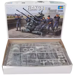 Trumpeter Flak 38 modelo de montaje arma antiaérea