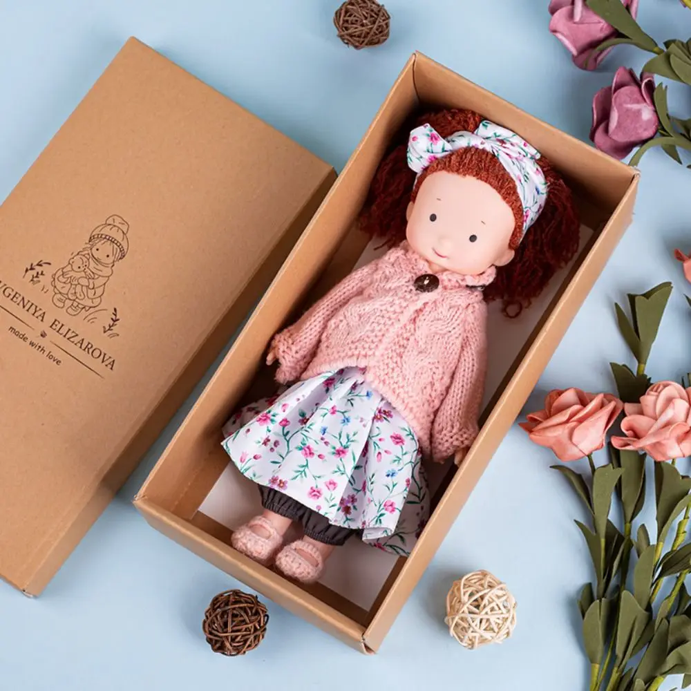 Muñeca Waldorf de peluche suave, hecha a mano para niños - imagen 4