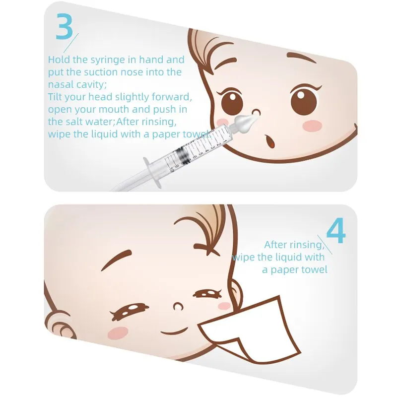 Aspirador nasal infantil – Kit completo 2 piezas