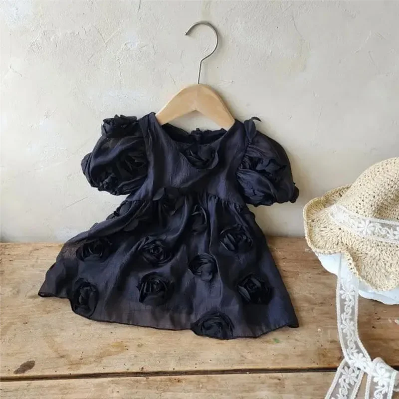 MILANCEL body de verano para bebé con flores 3D, cómodo - imagen 2