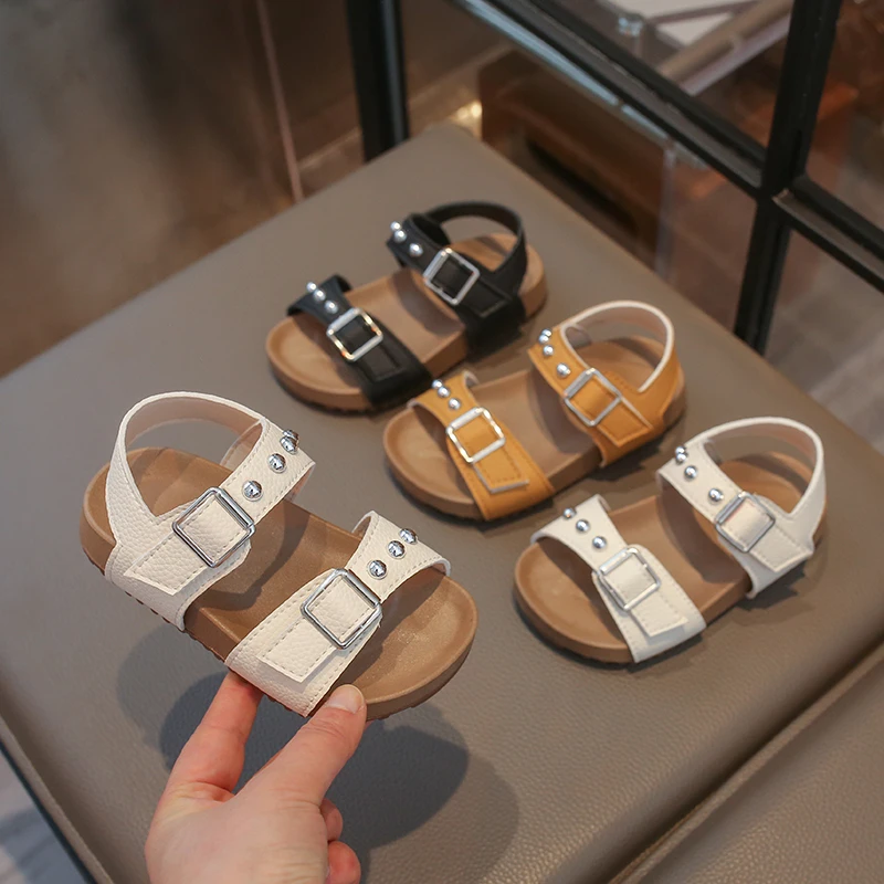 Sandalias de verano para bebé con suela antideslizante suave - imagen 2