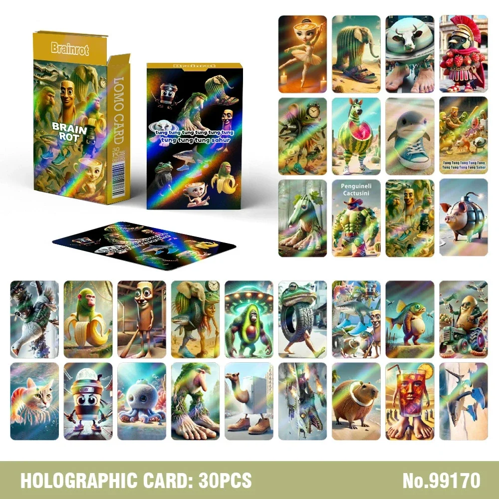 Tralalero Tralala tarjetas láser coleccionables para niños - imagen 5
