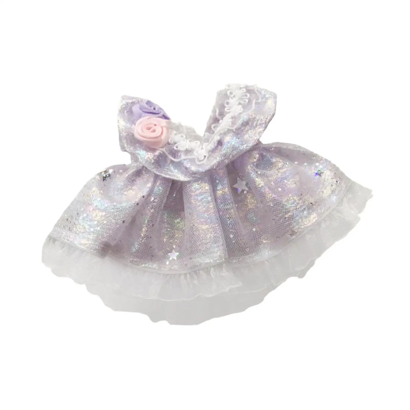 Vestido de peluche sin mangas para muñeca de manualidades infantil - imagen 4
