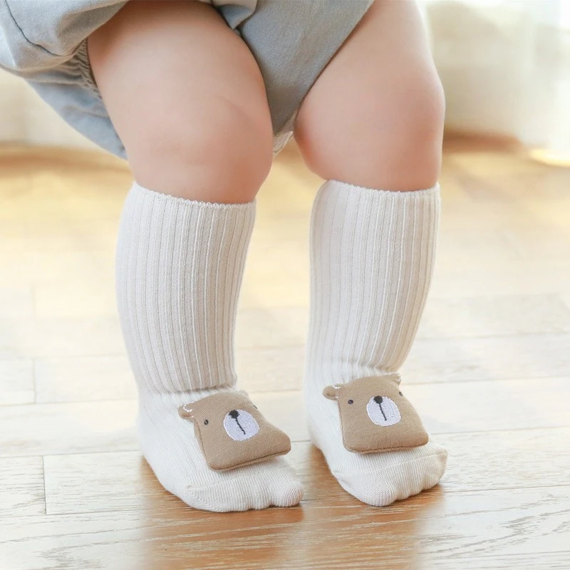 Calcetines largos antideslizantes de animales para bebé – Otoño/Primavera - imagen 5
