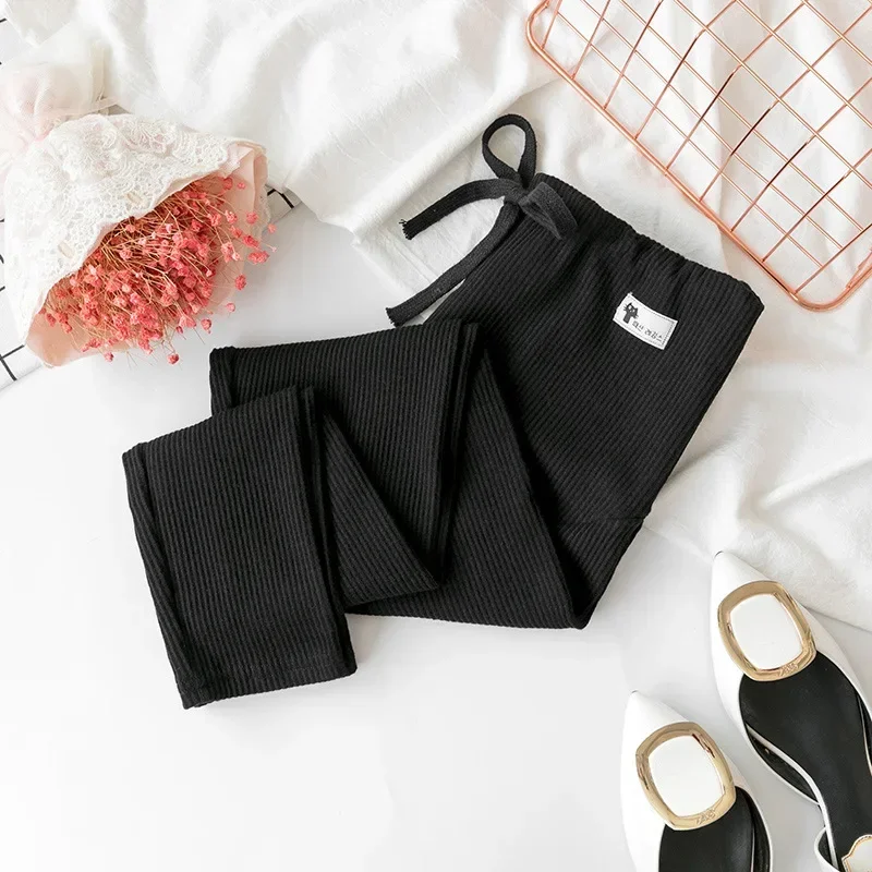 Leggings de embarazo con cintura elástica suave para entretiempo - imagen 4