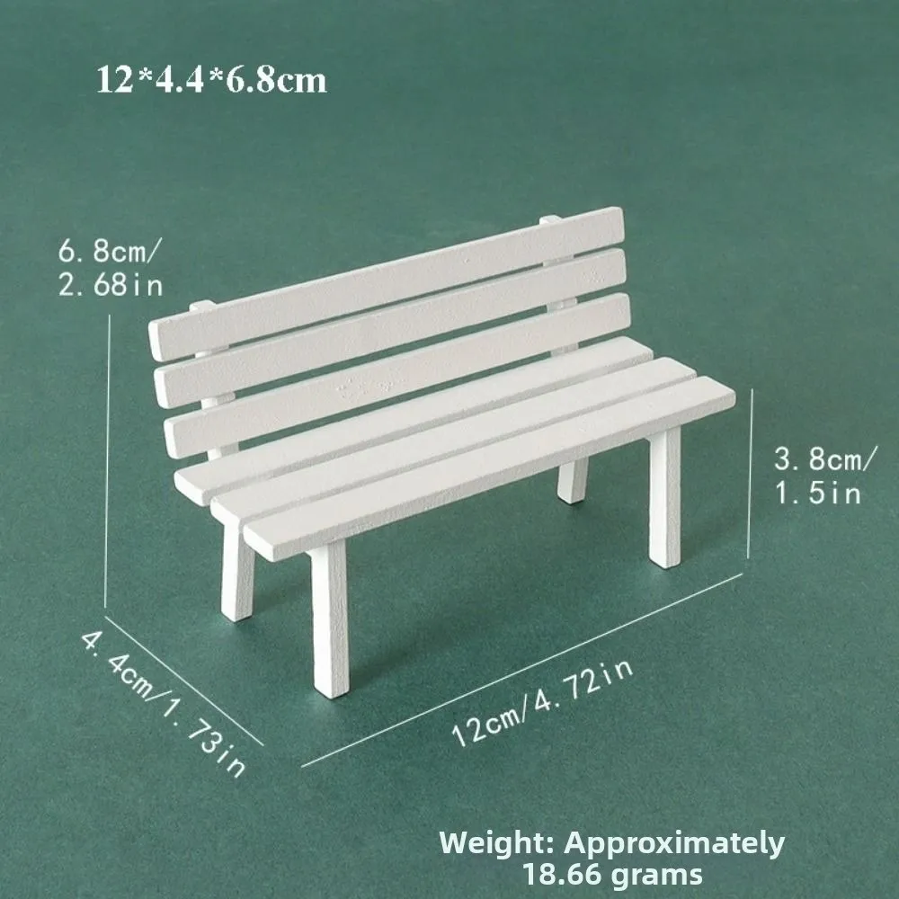 Mini silla casa de muñecas – mesa auxiliar lúdica moderna - imagen 3