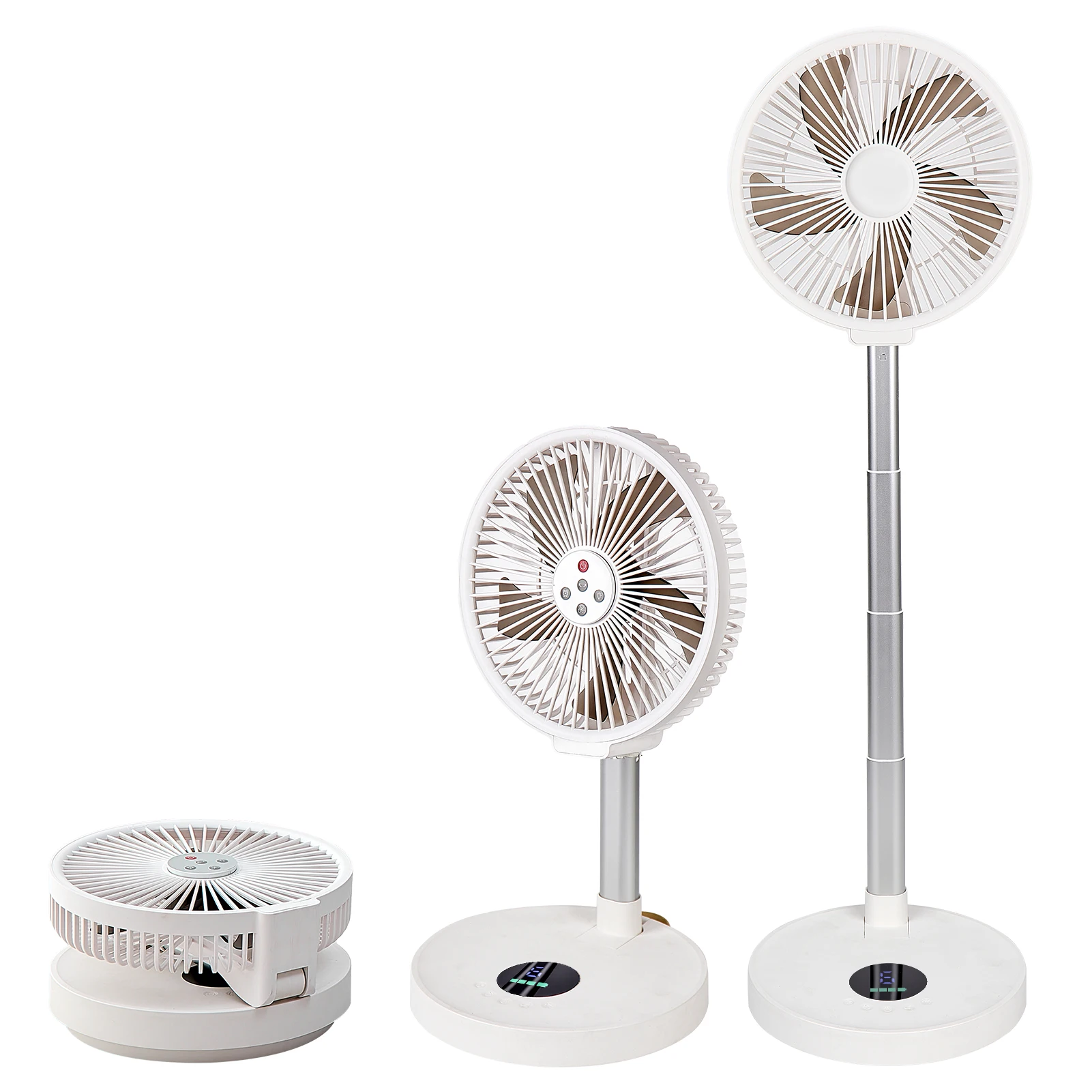 Ventilador portátil de pie con mando a distancia, recargable - imagen 5