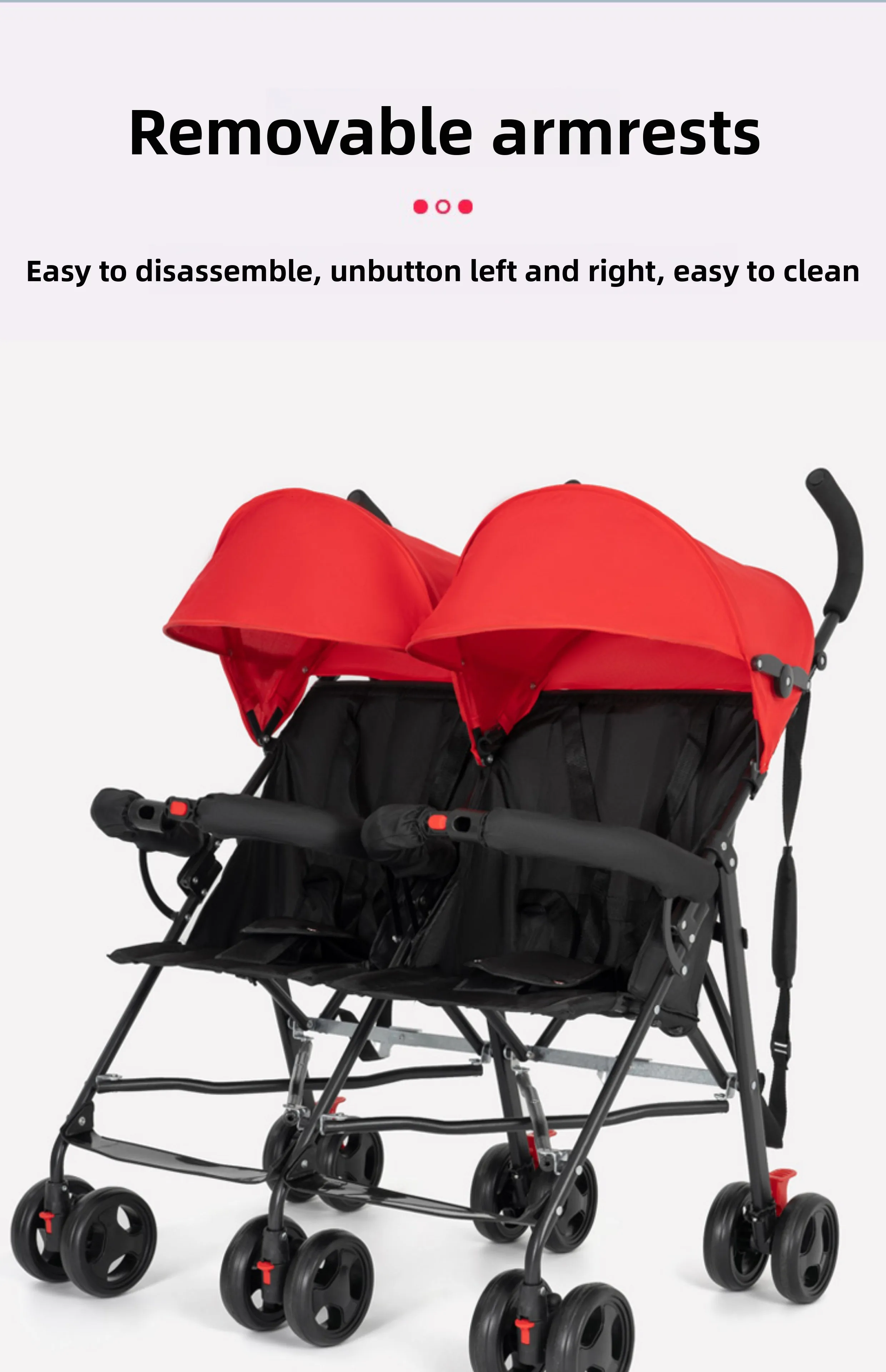 Doblado compacto de un módulo, ideal para guardarlo en el coche