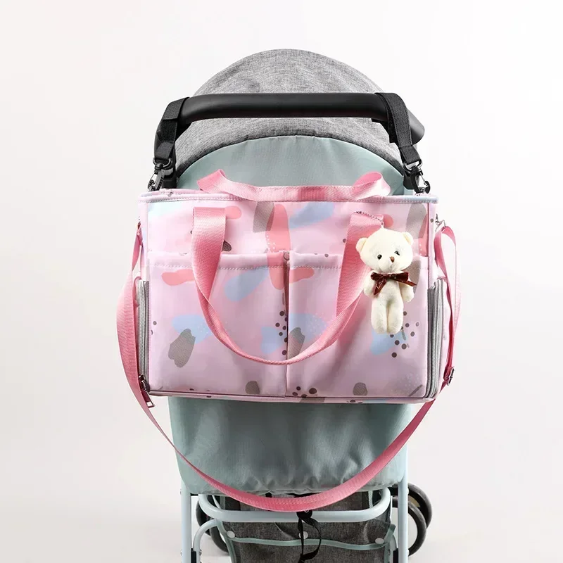 Bolsa de pañales impermeable para cochecito – Organizador bebé - imagen 5