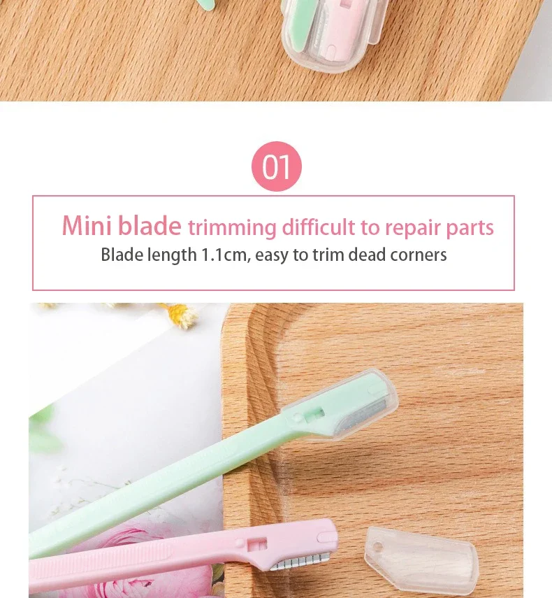 Detalle del diseño ergonómico del mango para depilación facial