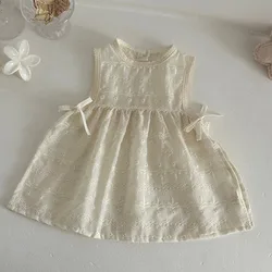 Camiseta interior de verano MILANCEL para niña con flores dulces