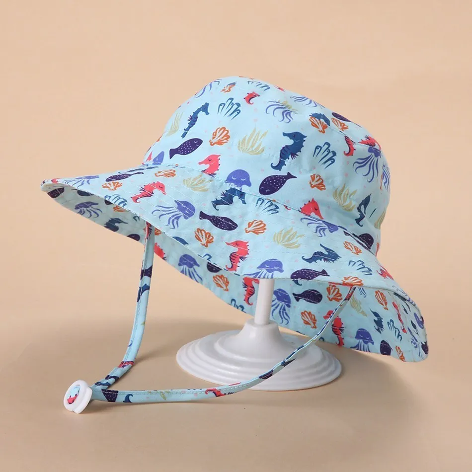 Sombrero Panamá con cubreorejas para niños 0-8 años - verano ligero - imagen 5
