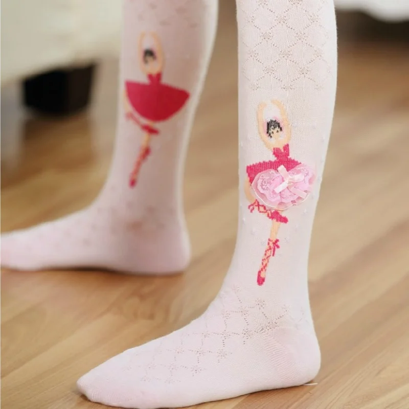 Pantimedias de algodón para niñas – medias baile estilo princesa - imagen 3
