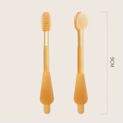 Cepillo dental silicona suave con limpiador de lengua para bebé