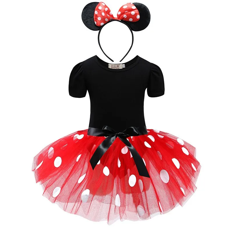 Pettiskirt Minnie Disney para niña – Vestido de lunares verano