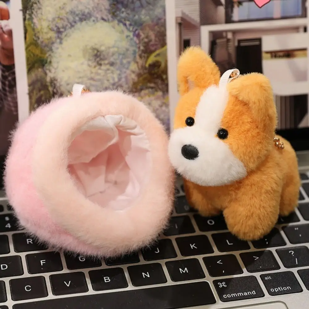 Llavero peluche cachorro corgi para bolso - imagen 2