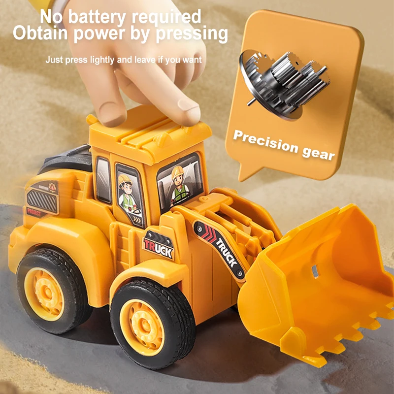 Juguete educativo de vehiculos de construccion para ninos: excavadora - imagen 5