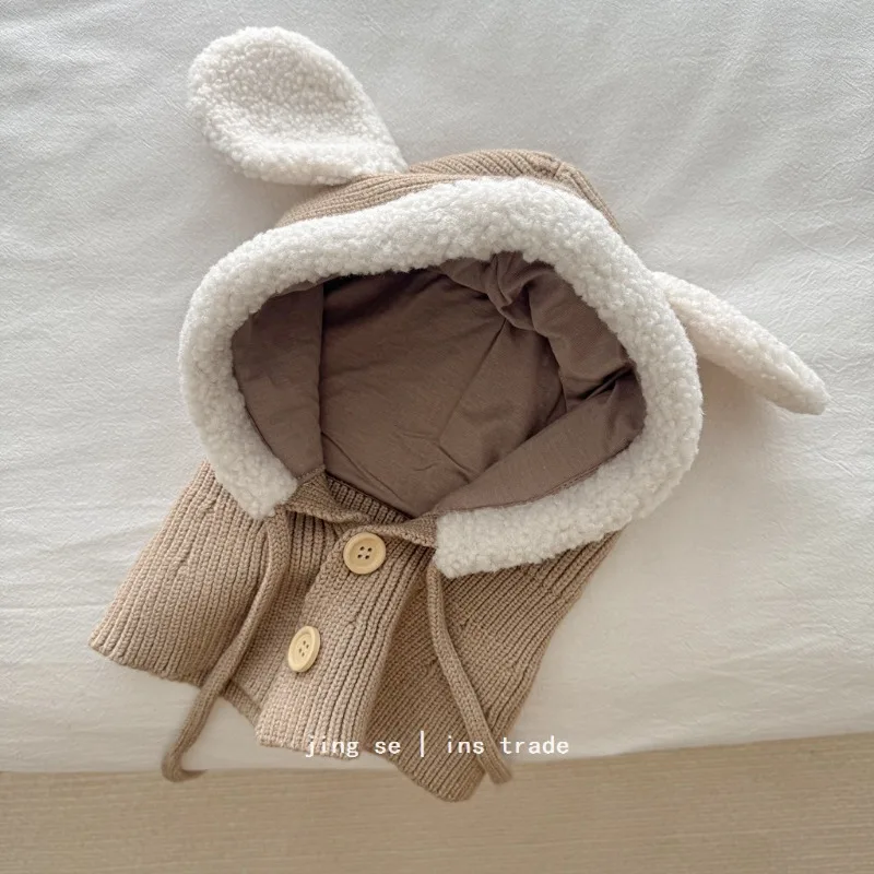 Pasamontañas infantil de invierno con protección para los oídos - imagen 3