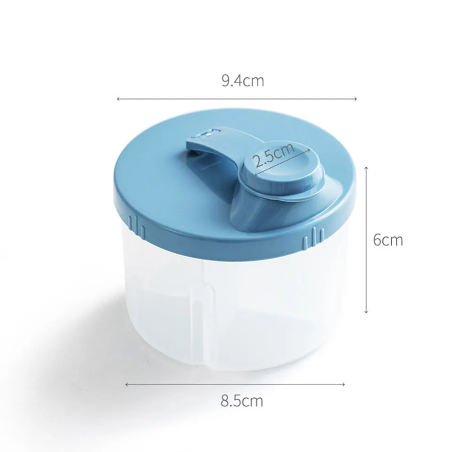 Caja dispensadora de fórmula portátil con compartimentos para bebés - imagen 2