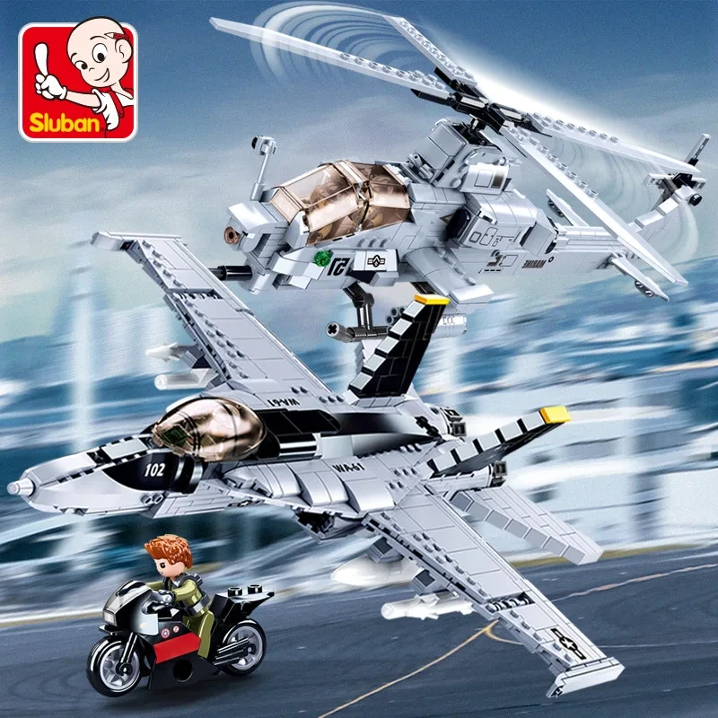 Bloques de construcción F/A-18E Super Fighter – Caza militar para niños - imagen 5
