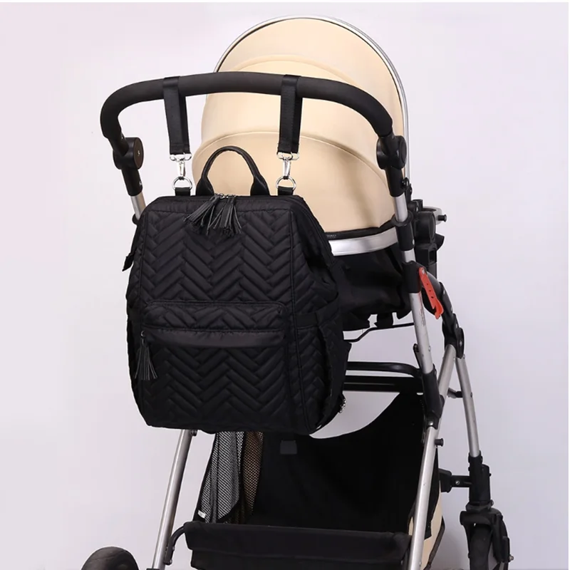 Bolsa de pañales para maternidad, mochila con bolsillos prácticos - imagen 5