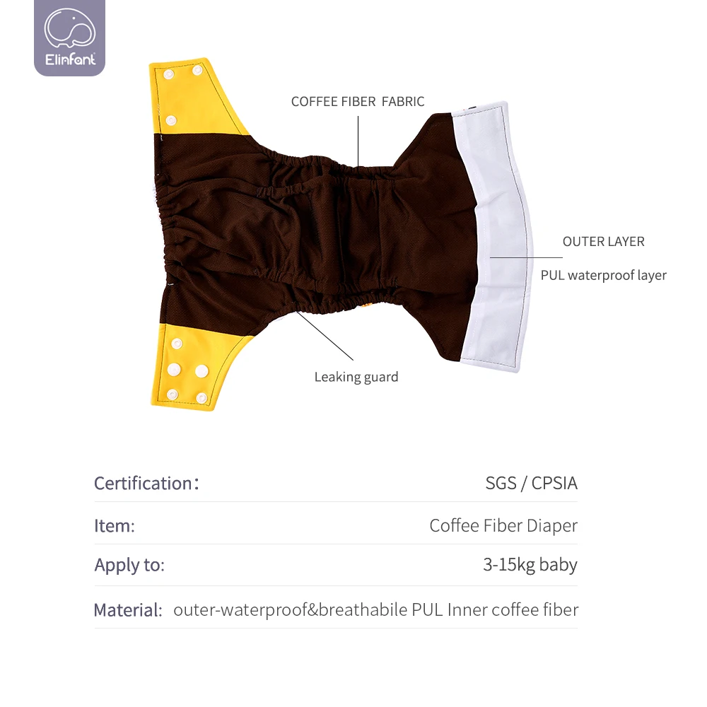 Body de fibra de café HappyFlute para bebé – Suave y transpirable - imagen 5