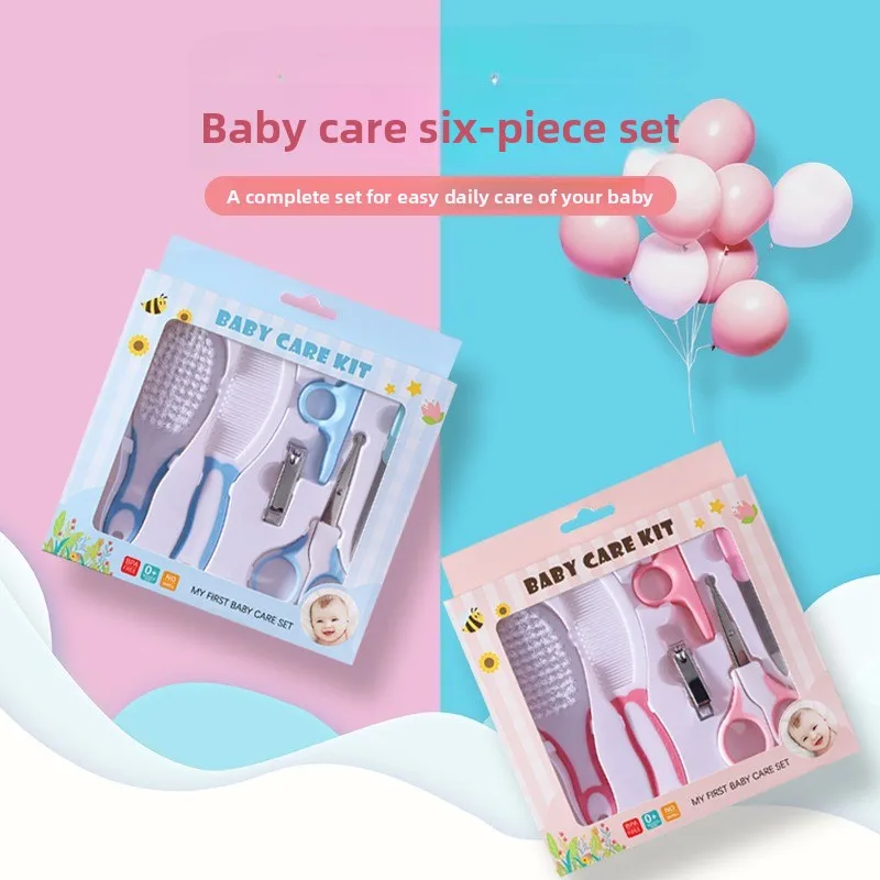 Kit aseo bebé con cortaúñas y peine suave – Set higiene neonatal