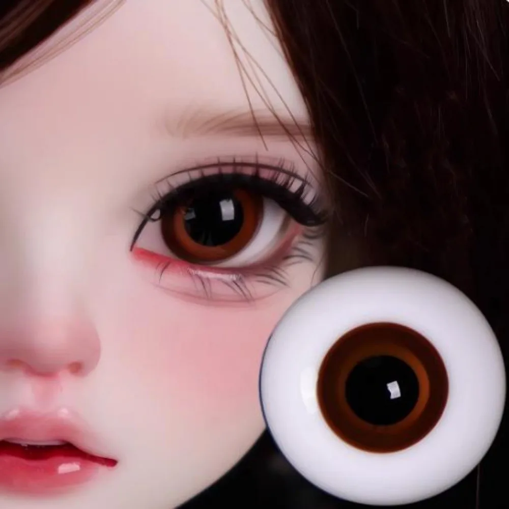Ojos de cristal marrones y azules para muñecas BJD - imagen 4