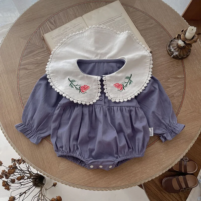 Milangel Body Bebé Cuello Peter Pan Bordado – Puericultura - imagen 5