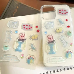 Funda móvil con pegatina de cachorro – Decoración para tableta