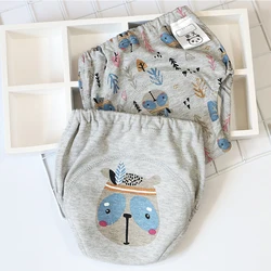 Pantalones de aprendizaje reutilizables en algodón absorbente