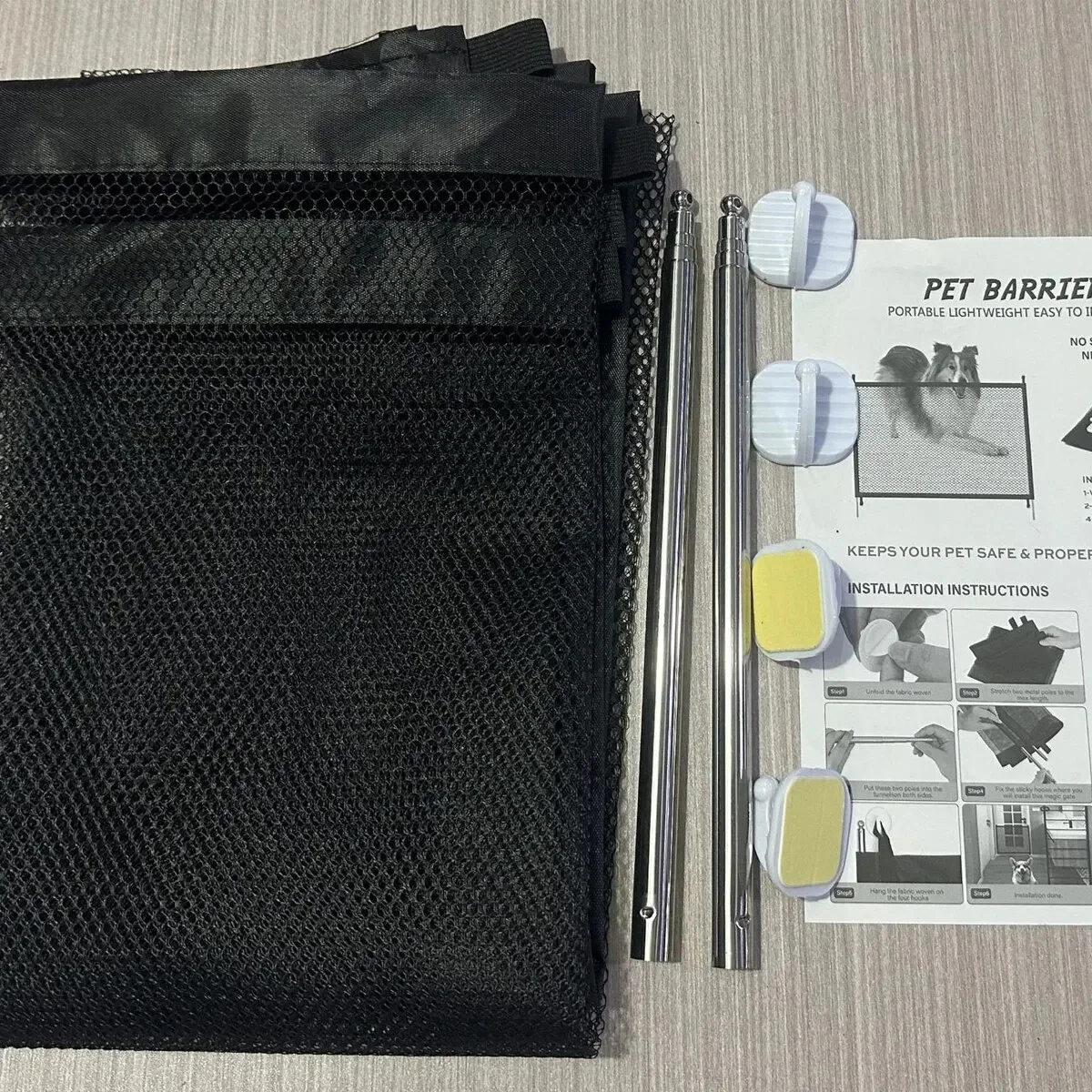 Barrera de seguridad para bebés y mascotas – parque infantil portátil