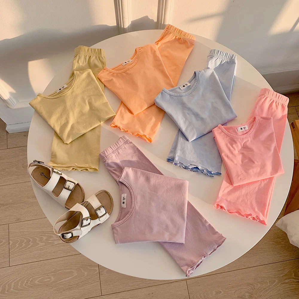 Pijama de manga corta para bebé en modal color caramelo - imagen 5
