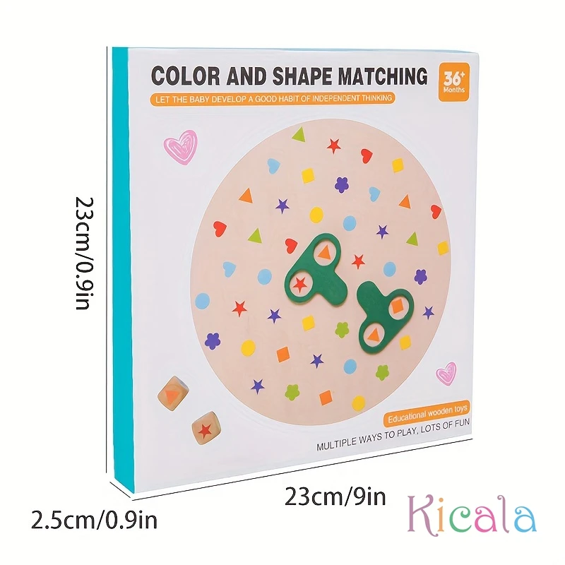 Juego de mesa interactivo en madera para padres e hijos, concentración - imagen 5