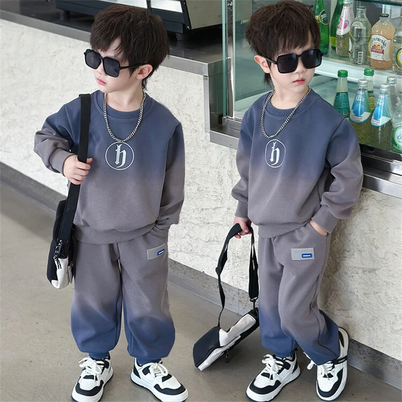 Chándal adolescente de sudadera con capucha y pantalón degradado - imagen 3
