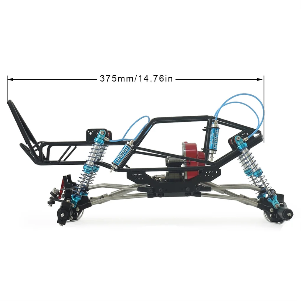 Jaula antichoque metálica para Axial SCX10 con estructura de tubo - imagen 4