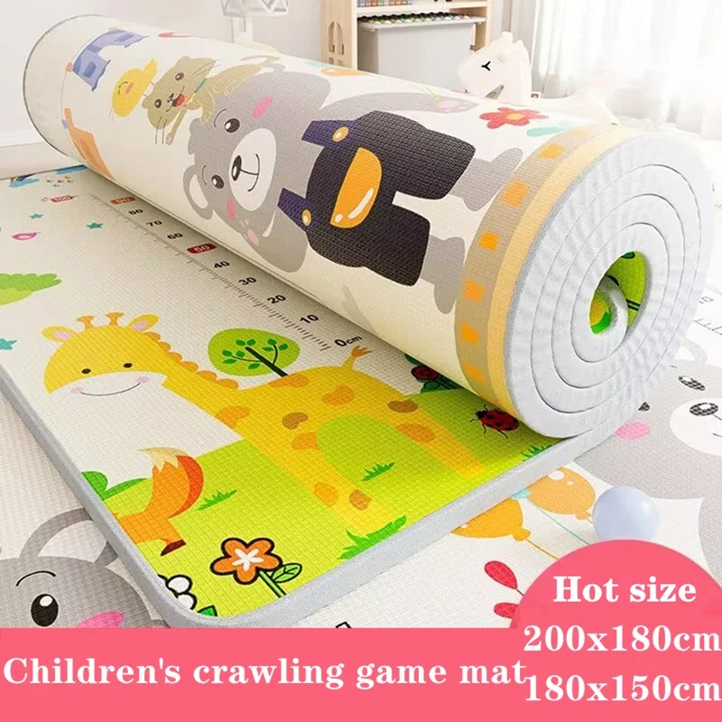 Alfombra de juego gruesa para gatear – Estera ecológica EPE para bebés - imagen 3