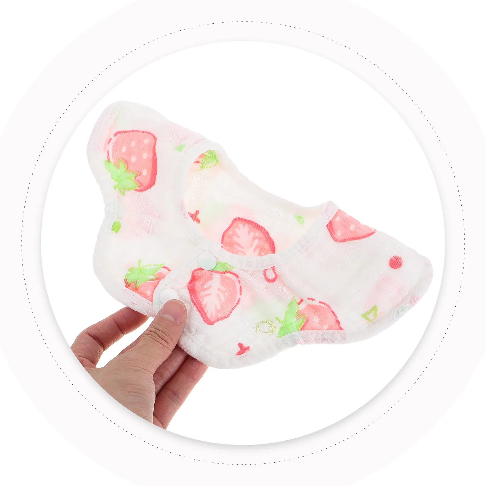 Baberos de muselina bebé absorbentes de doble capa con pétalos - imagen 2