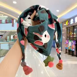 Bufanda triangular de algodón para bebé – Suave y resistente al viento