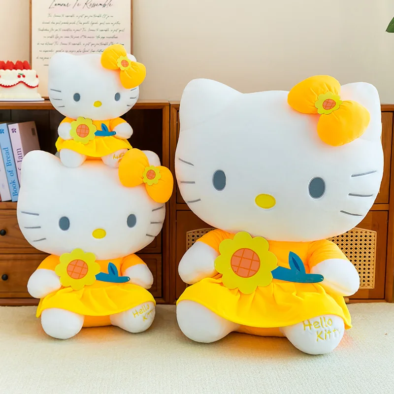 Peluche Hello Kitty girasol tierno y suave, regalo infantil - imagen 3