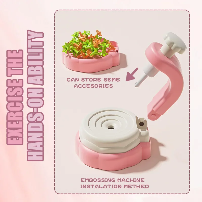 Kit de manualidades floral con botones y florero en fieltro - imagen 5