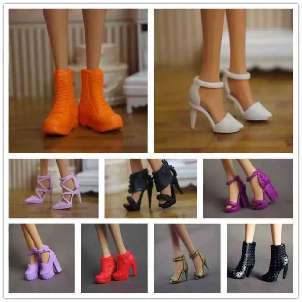 Botas de tacón alto para muñeca