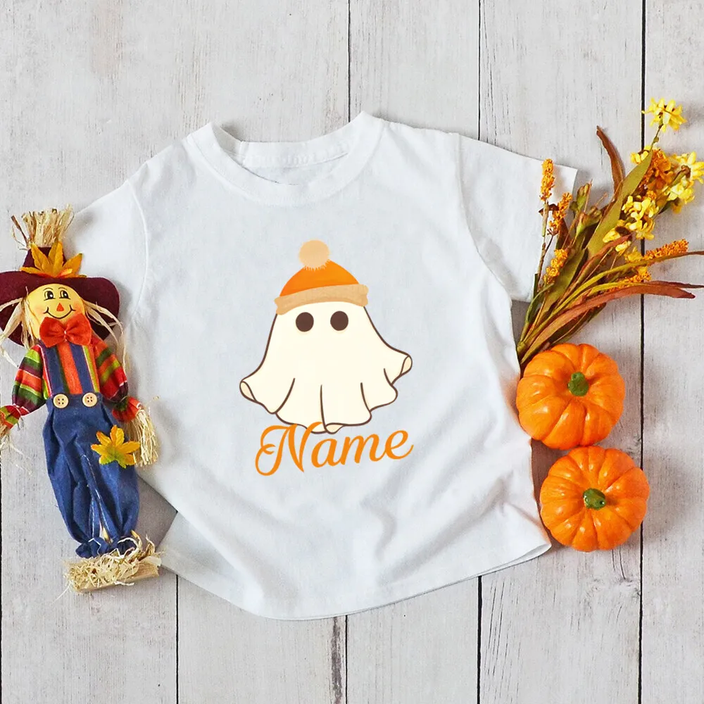 Camiseta fantasma con nombre – lateral