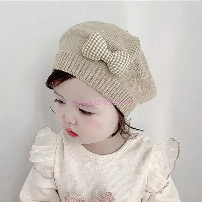 Gorro tejido infantil vista frontal