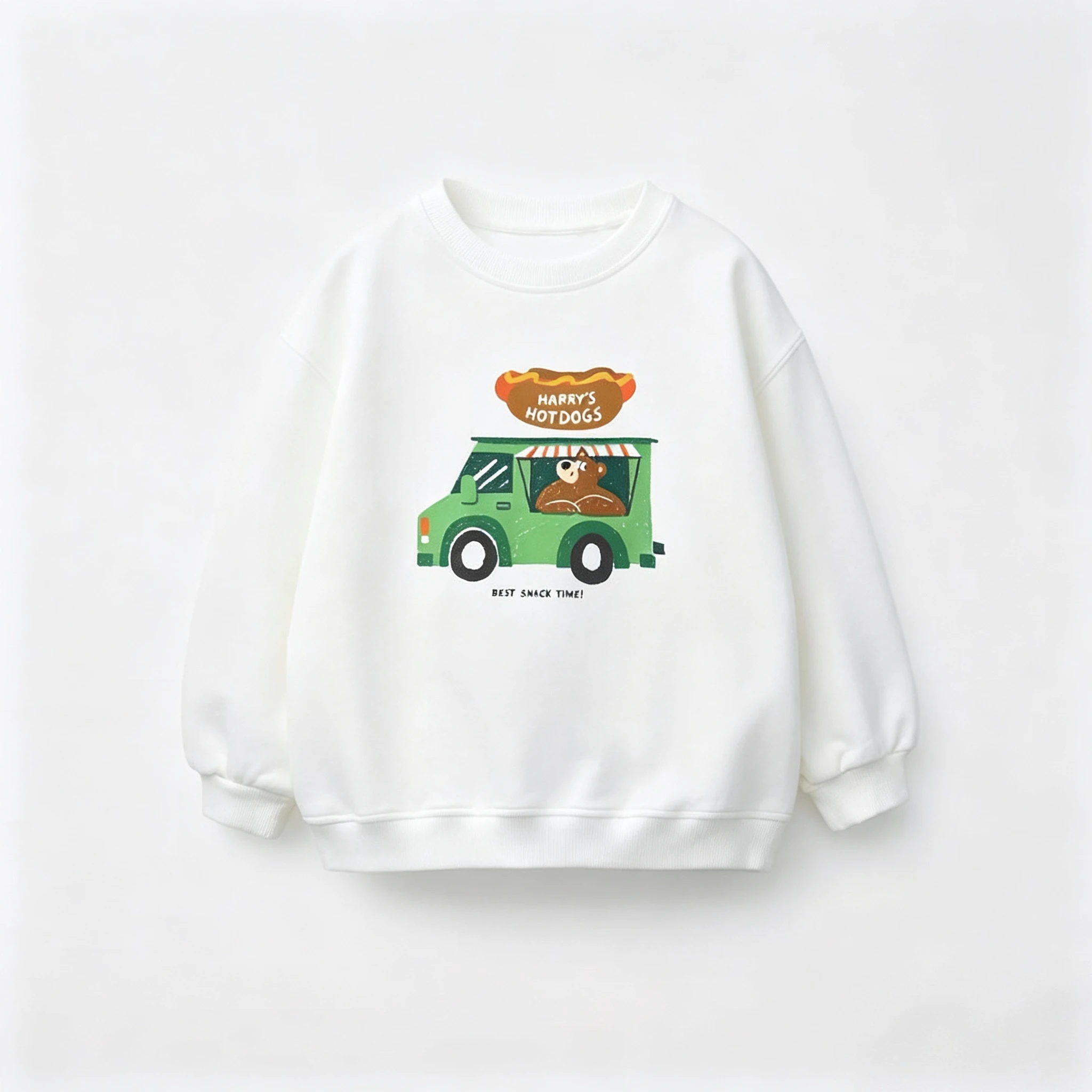 Sudadera con capucha estampada para niños – diseño primaveral - imagen 3