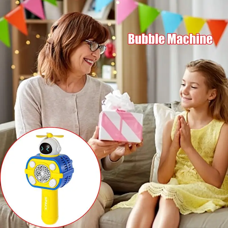 Pistola de burbujas eléctrica automática espacial para niños y niñas - imagen 5