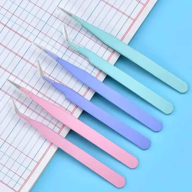 Pinzas de uñas VVocci de acero inoxidable rectas y curvas - imagen 2