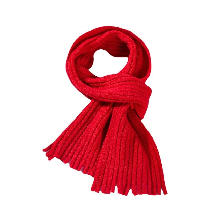 Bufanda de invierno de punto cálida para niños – Unisex suave - imagen 4