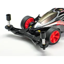 Mini 4WD riel antivuelco con rodillo guía para carreras