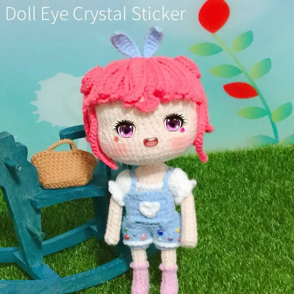 Pegatinas de ojos decorativas para manualidades anime – Set adhesivos de 8 a 15mm - imagen 5